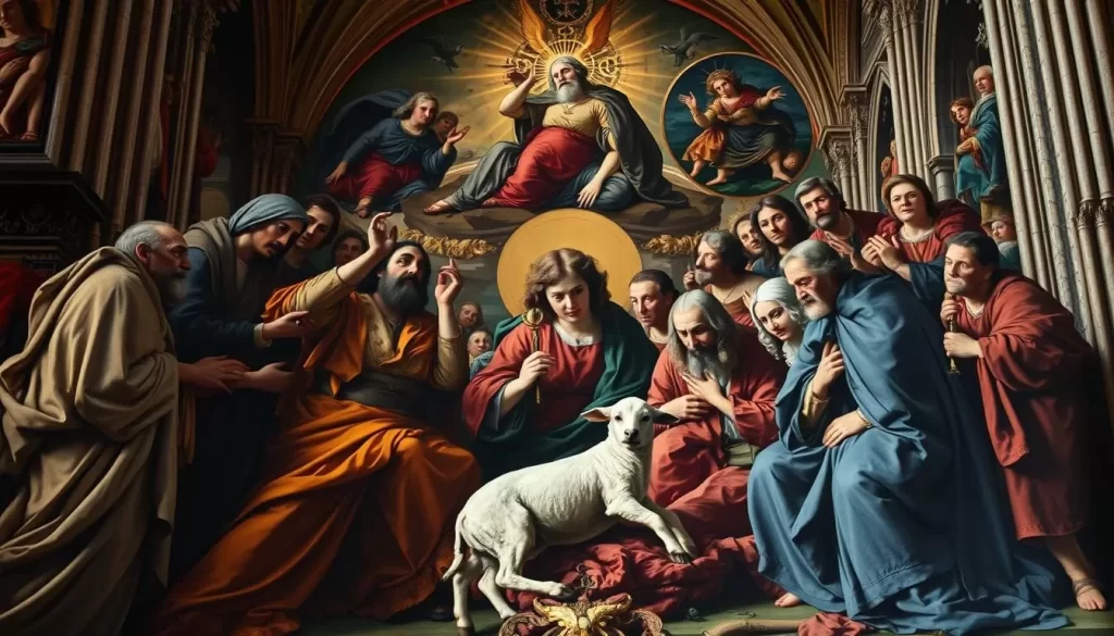 Image of The Adoration of the Mystic Lamb in Saint Bavo's Cathedral