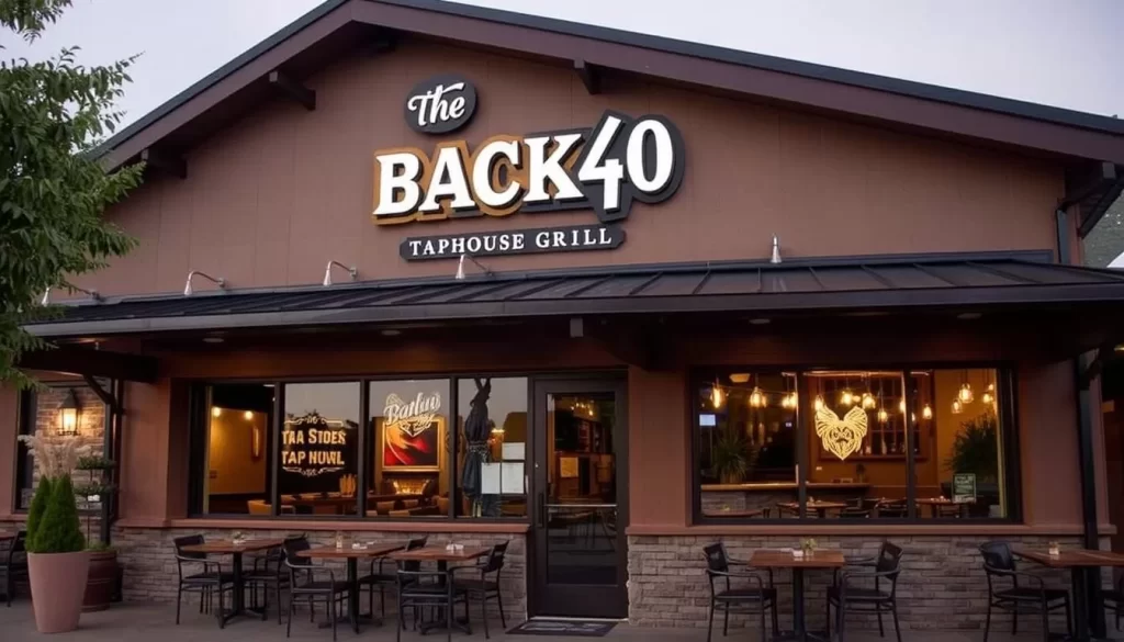Image of The Back40 Taphouse Grill's exterior or interior