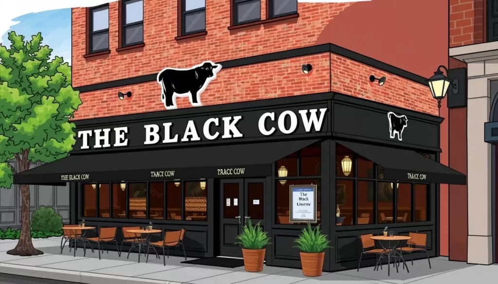 Image of The Black Cow restaurant in Uptown Columbus