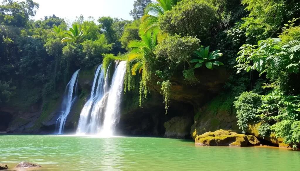 Image of Ton Chong Fa Waterfall in Khao Lak-Lam Ru National Park