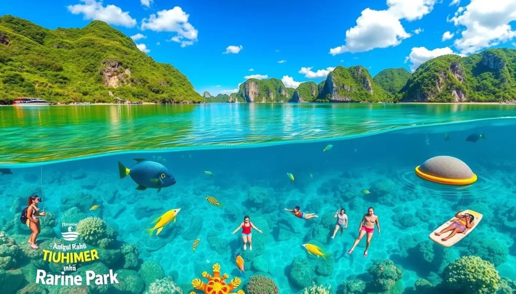 Image of Tunku Abdul Rahman Marine Park day trip