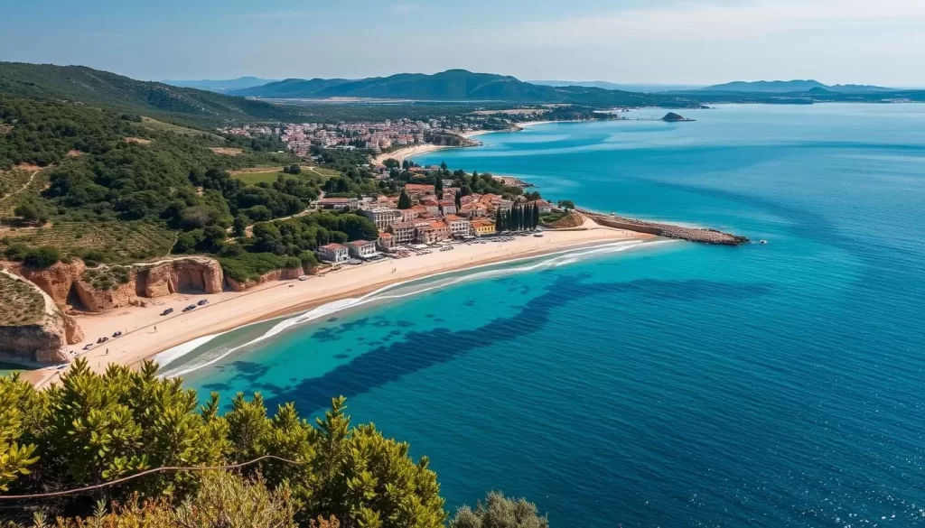 Image of Urla's scenic beaches and vineyards