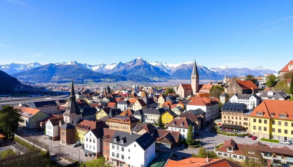 Image of Vaduz cityscape