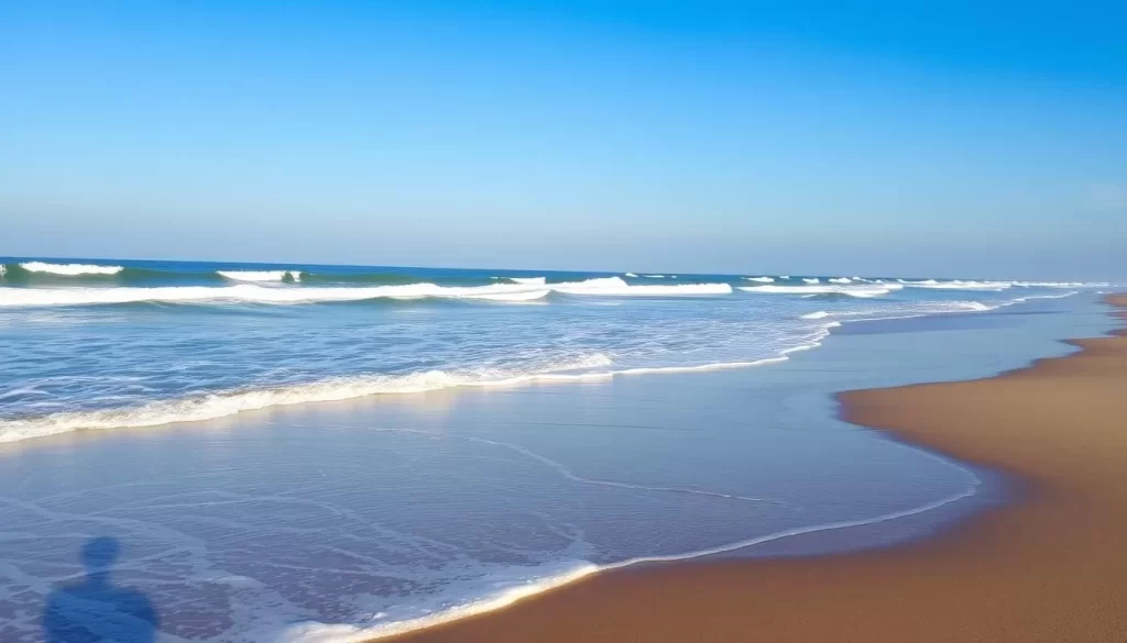 Image of Visakhapatnam beach during winter