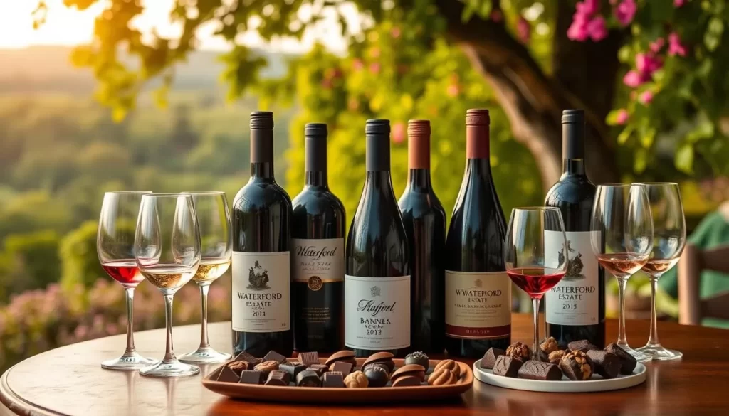 Image of Waterford Estate with wine and chocolate pairings