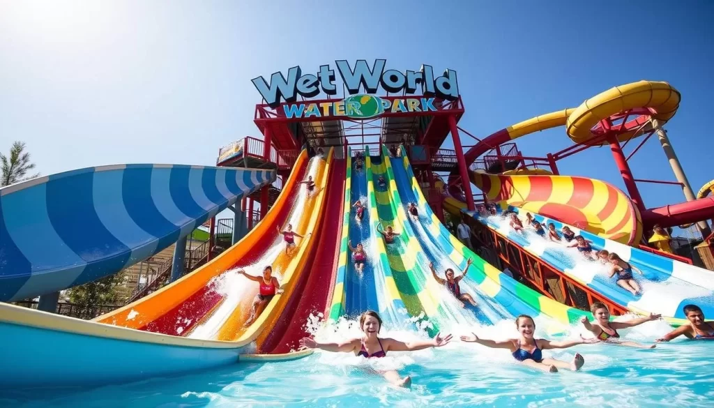 Image of Wet World Water Park's main attraction