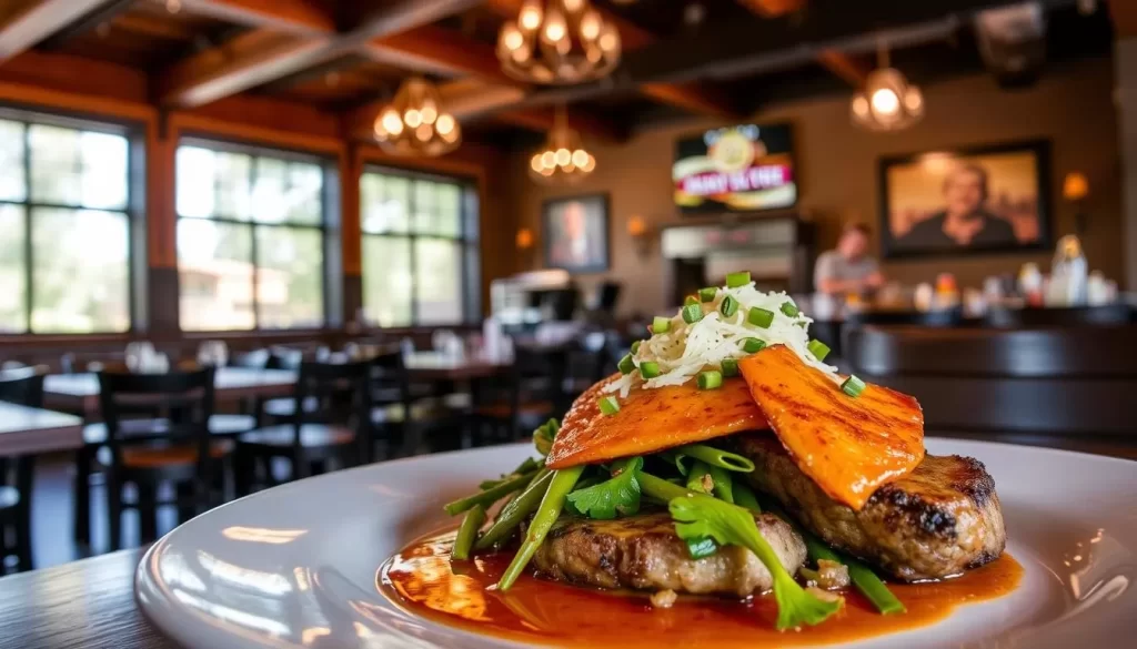 Image of Whiskey Creek Wood Fire Grill's signature dish or ambiance