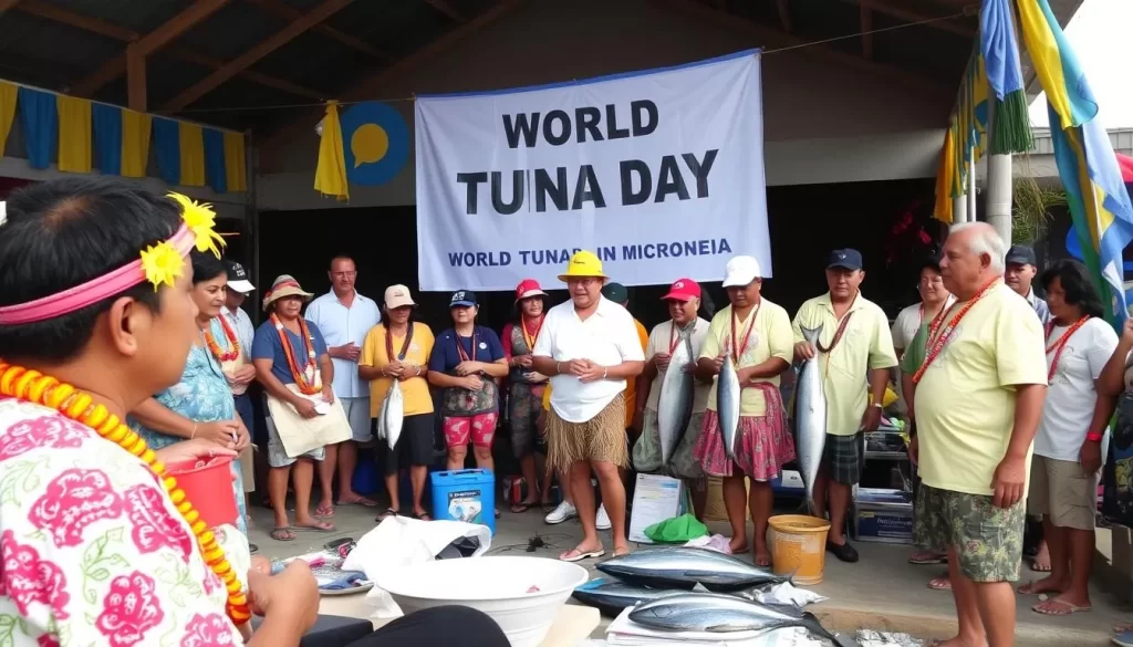Image of World Tuna Day celebration in Micronesia