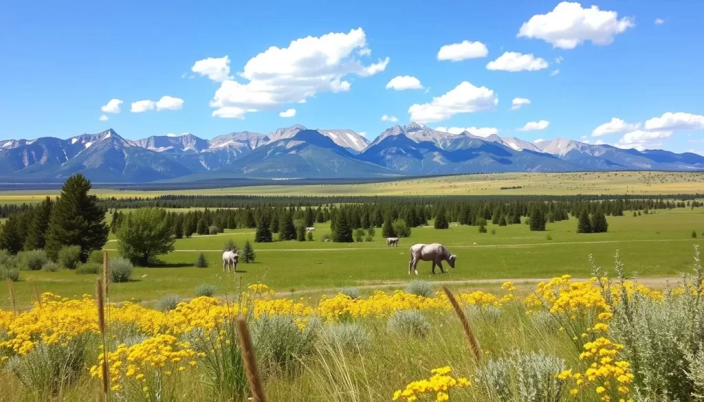 Image of Wyoming's scenic landscape during summer