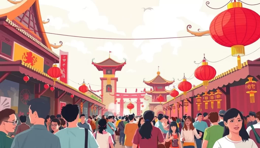 Image of a Chinese cultural event or festival in Ohio.