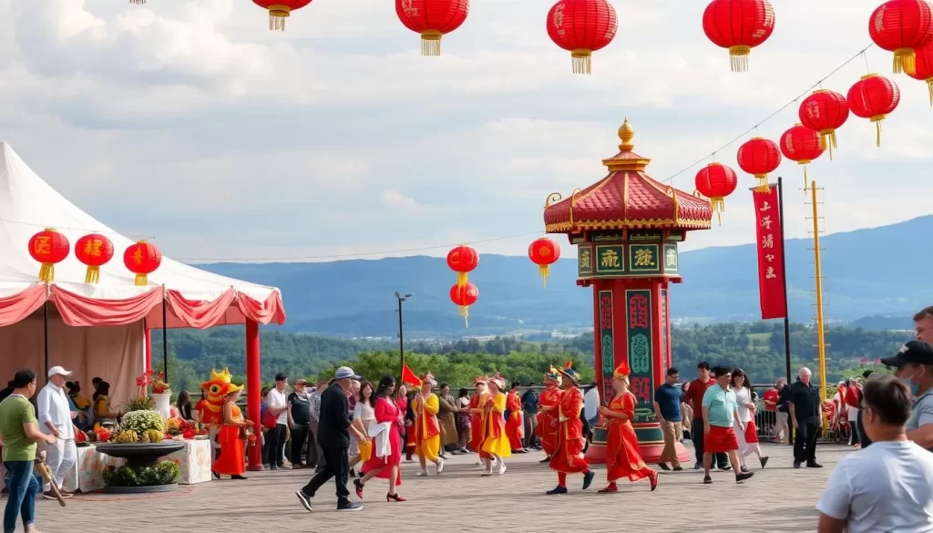 Image of a Chinese cultural festival in Virginia