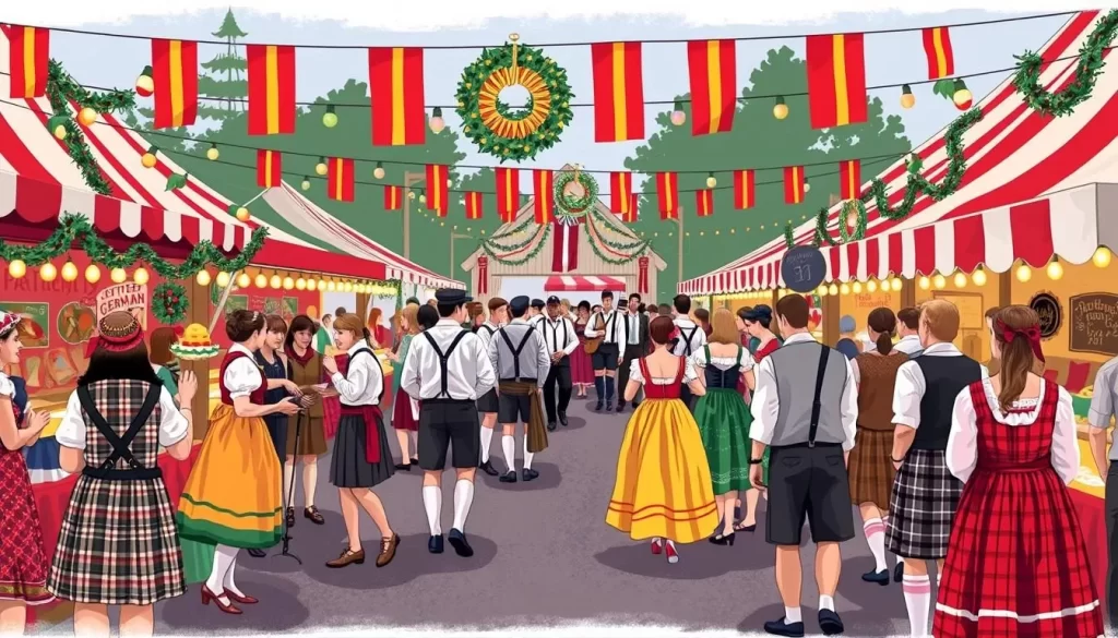 Image of a German cultural festival in North Dakota