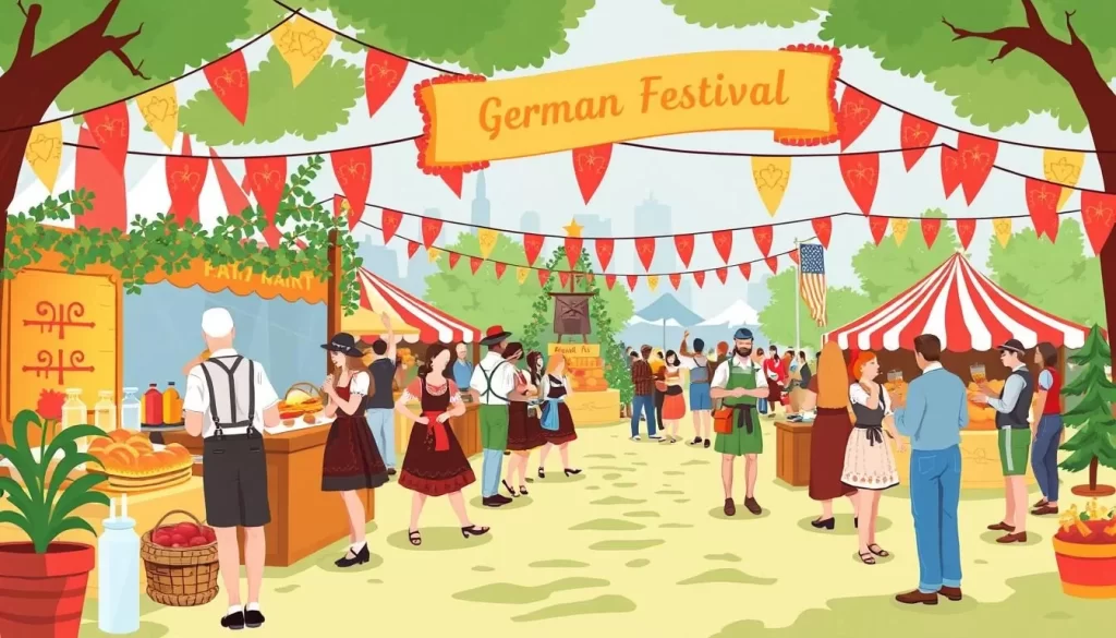 Image of a German cultural festival or event in Ohio.