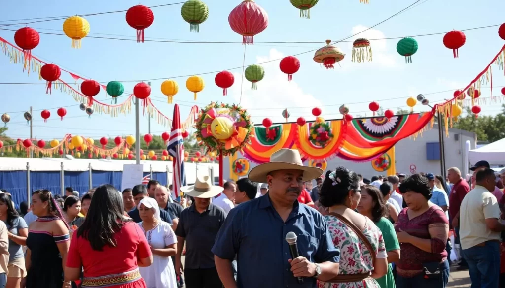 Image of a Hispanic community event in Ohio.