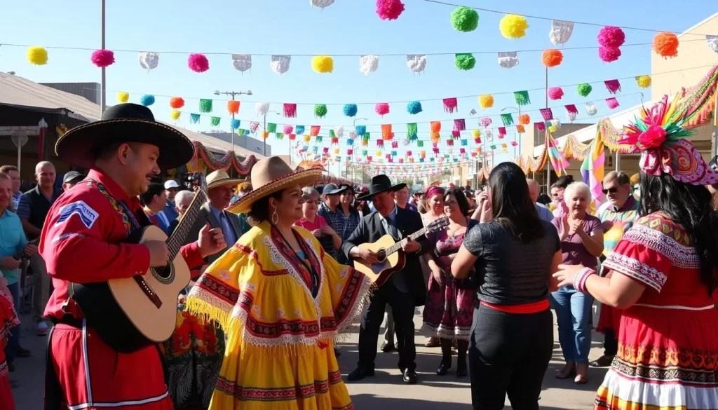 Image of a Hispanic cultural event in North Dakota
