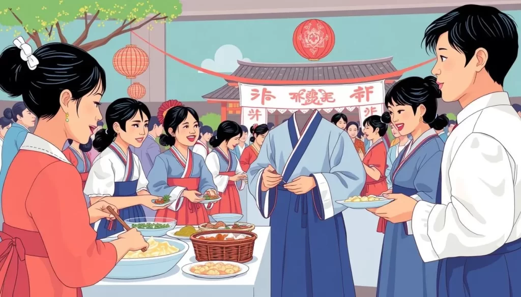 Image of a Korean cultural event or Korean community center in Virginia