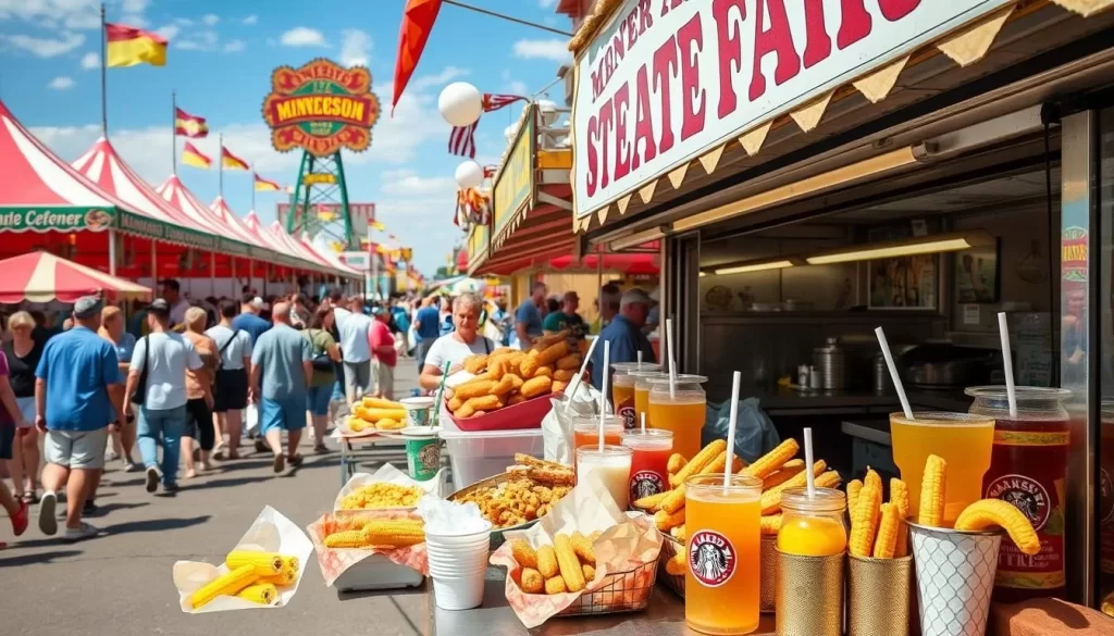Image of a Minnesota State Fair food vendor