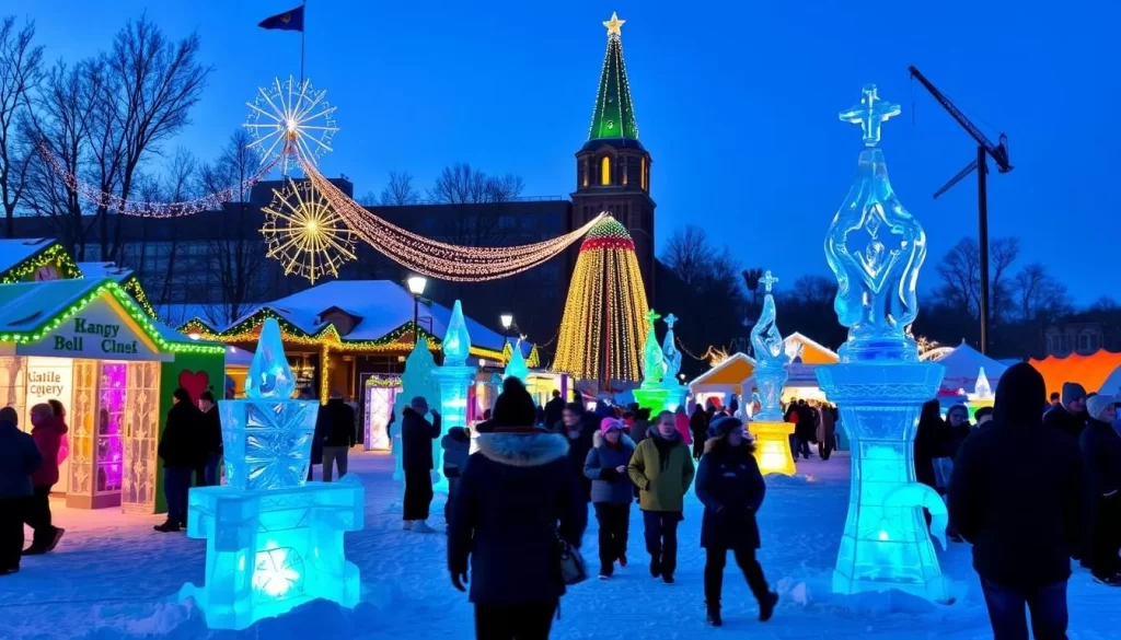 Image of a Minnesota winter festival