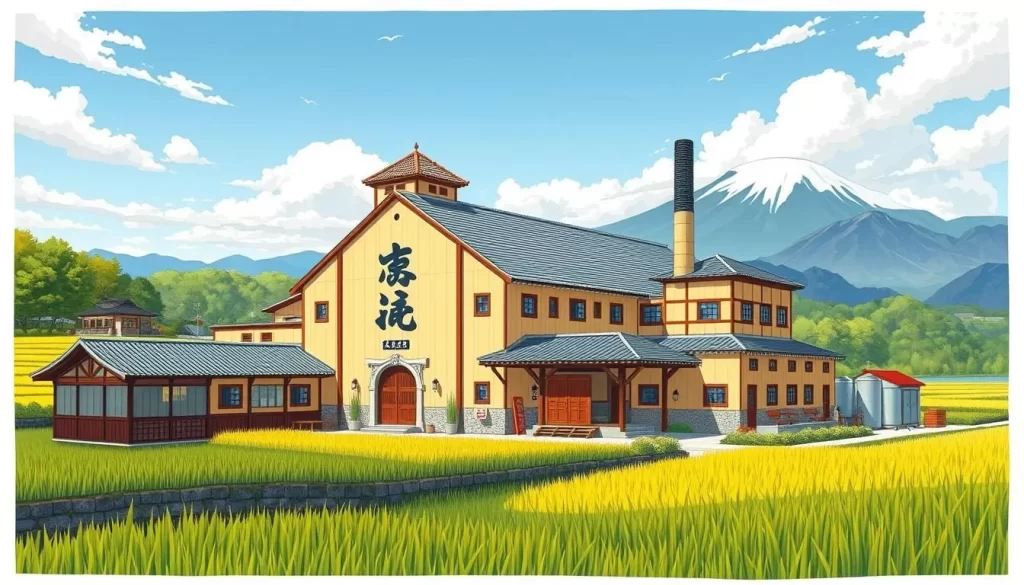 Image of a Niigata sake brewery