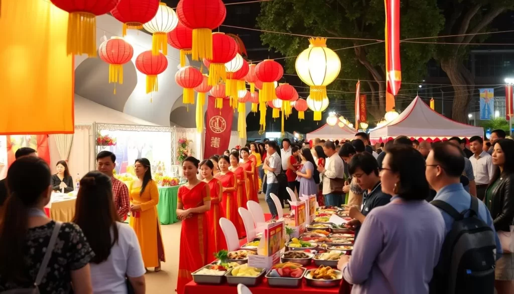 Image of a Vietnamese cultural event in Virginia