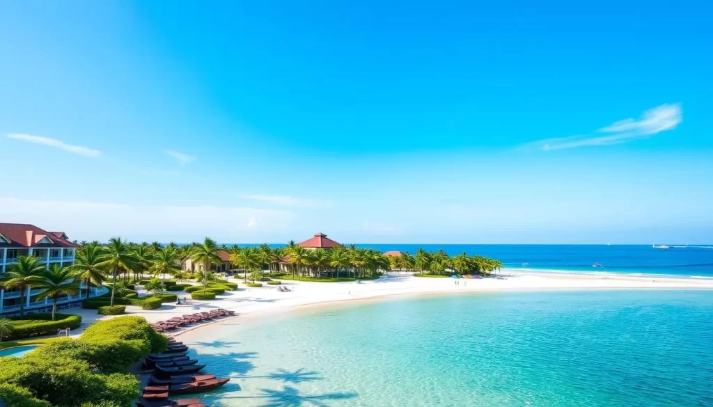 Image of a beach resort in Desaru, Johor