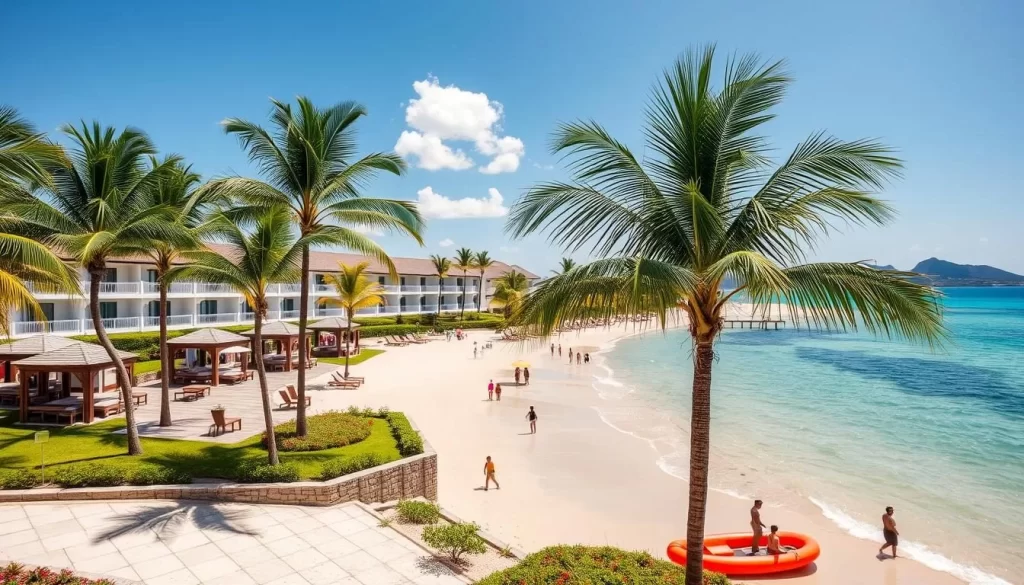 Image of a beachfront resort in Jinzun