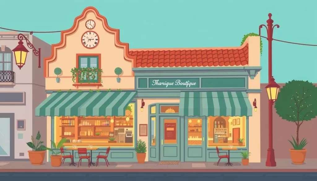 Image of a boutique or restaurant in the 9th and 9th district