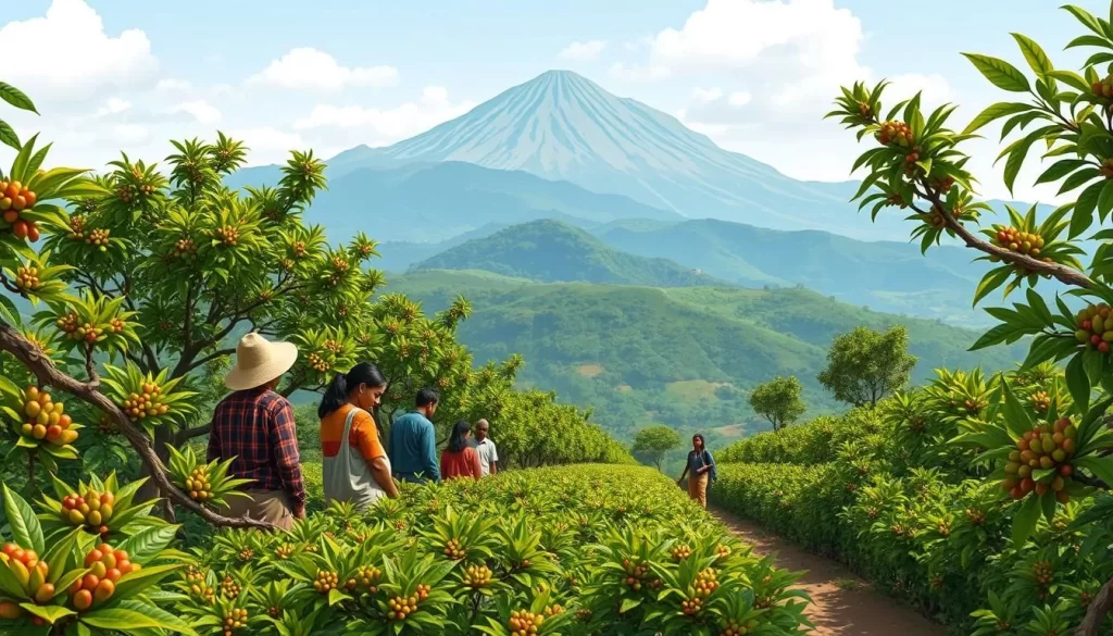 Image of a coffee plantation tour in Arusha, Tanzania