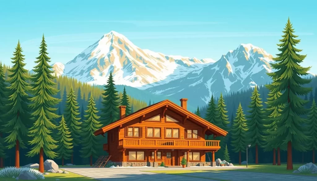 Image of a cozy mountain lodge near Hoher Dachstein
