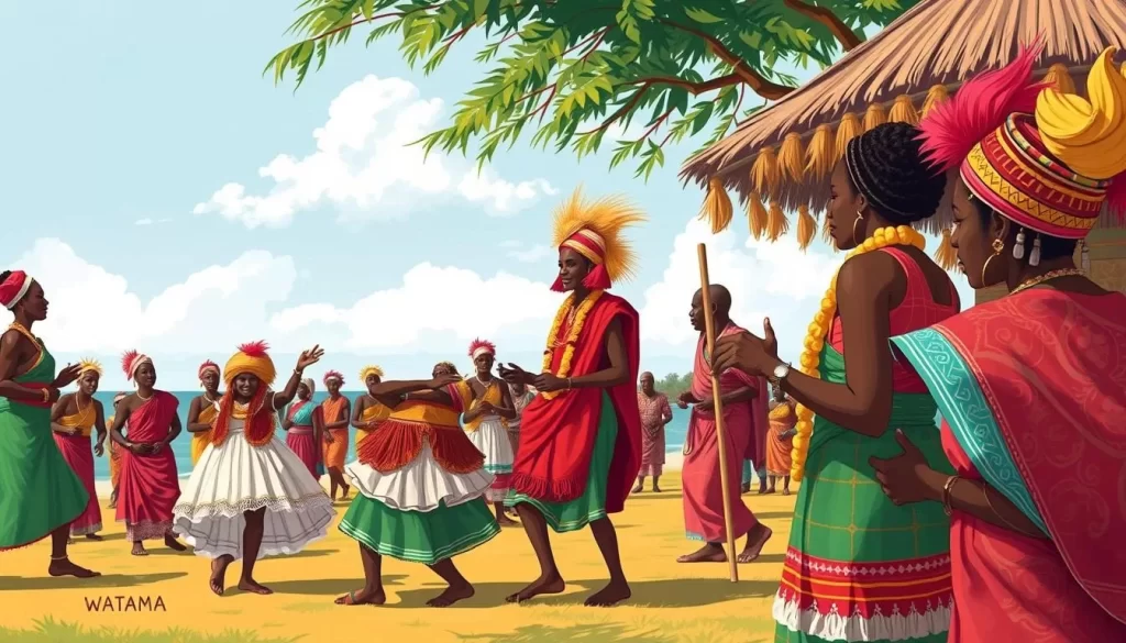 Image of a cultural event or traditional Swahili ceremony in Watamu