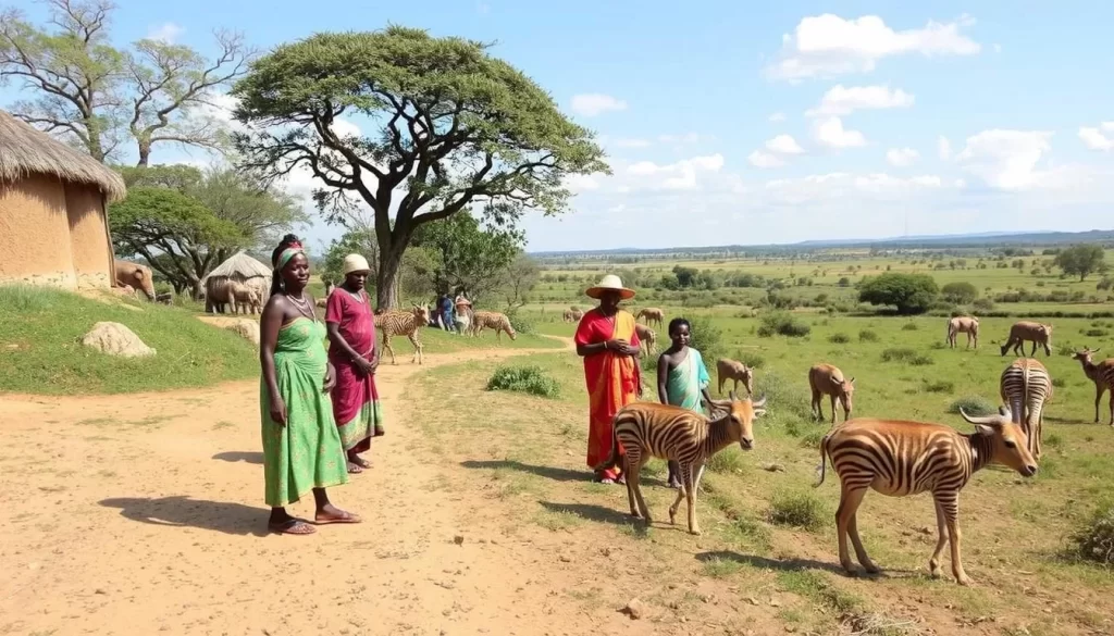 Image of a cultural tour near Saadani National Park