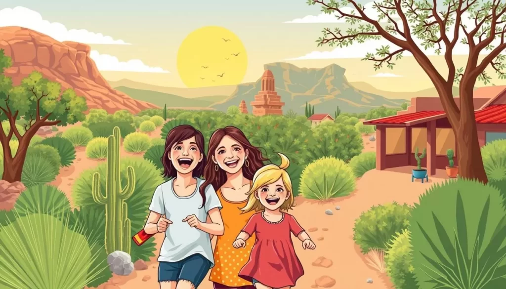 Image of a family enjoying activities in Mesa, Arizona