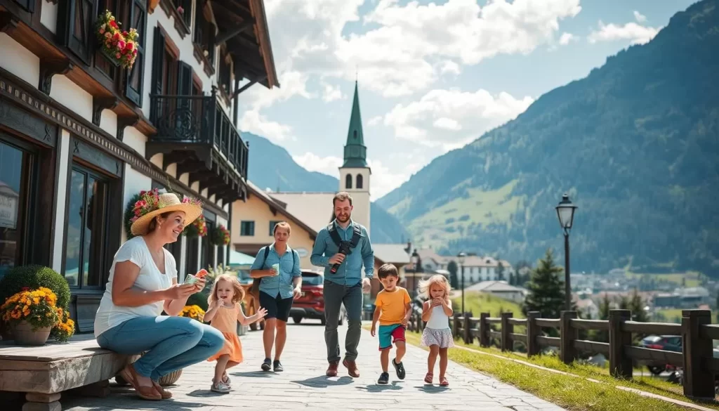 Image of a family enjoying activities in Wels, Austria