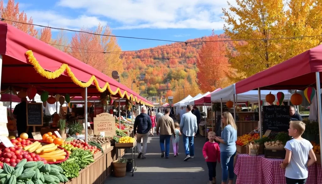 Image of a harvest festival in Park City