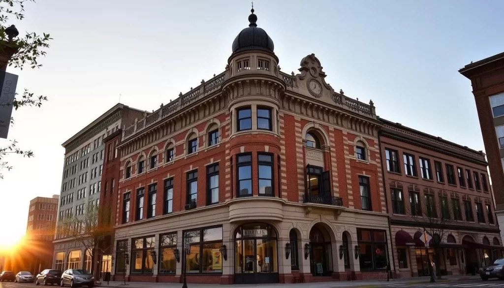 Image of a historic building in Downtown La Crosse
