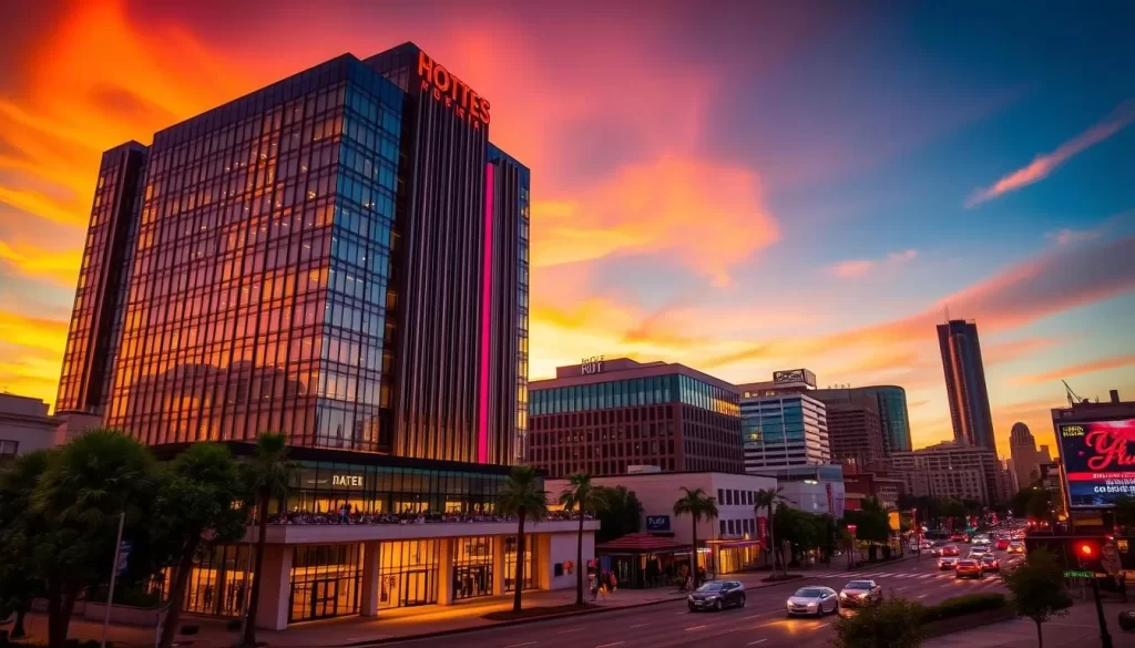 Image of a hotel in Downtown LA
