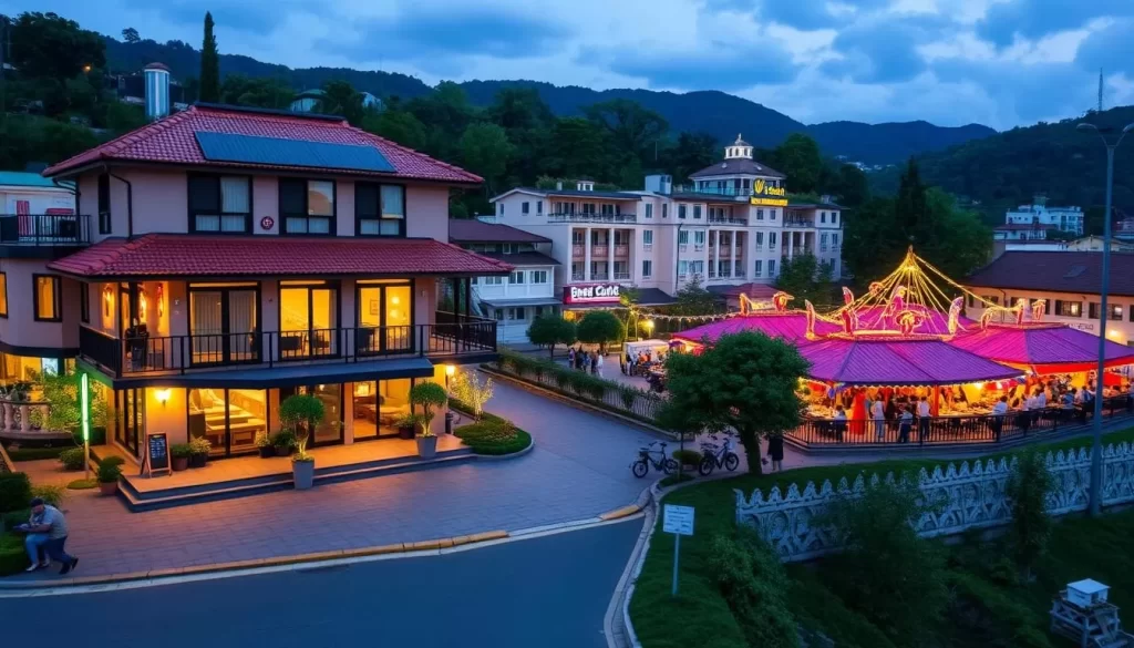 Image of a hotel near a festival venue in Miaoli