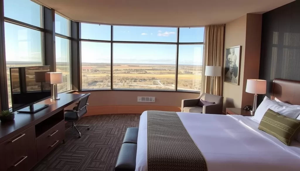 Image of a hotel room in Bellevue, Iowa