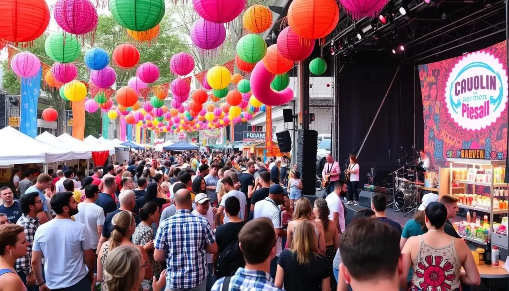 Image of a lively music festival in Washington