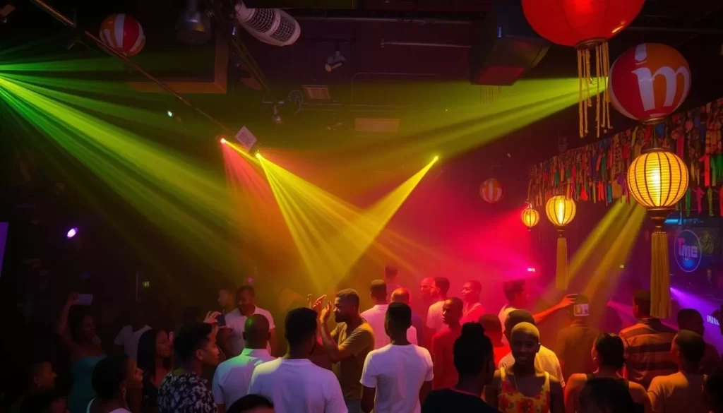 Image of a lively nightclub in Dar es Salaam