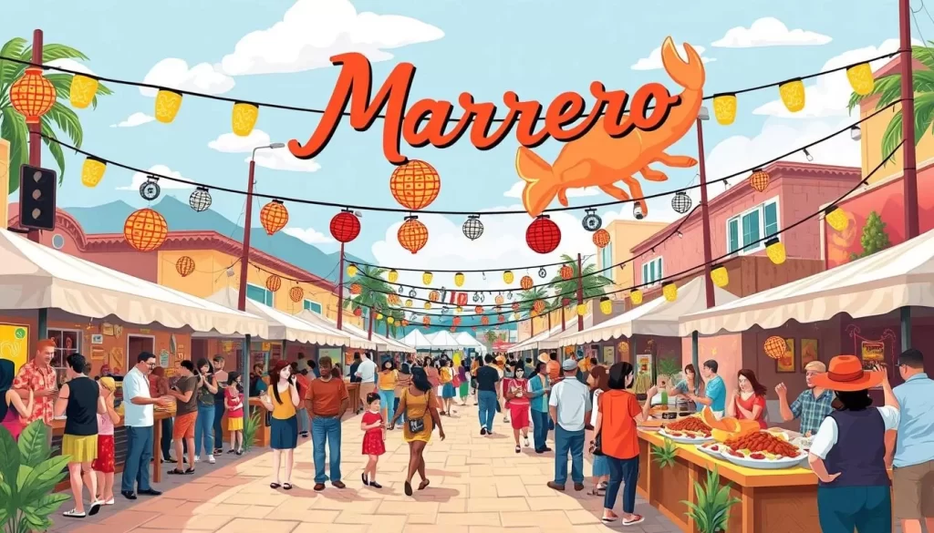 Image of a local festival or event in Marrero, such as a jazz festival or seafood celebration
