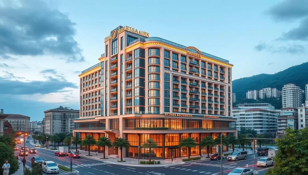 Image of a luxurious hotel in Trabzon city center