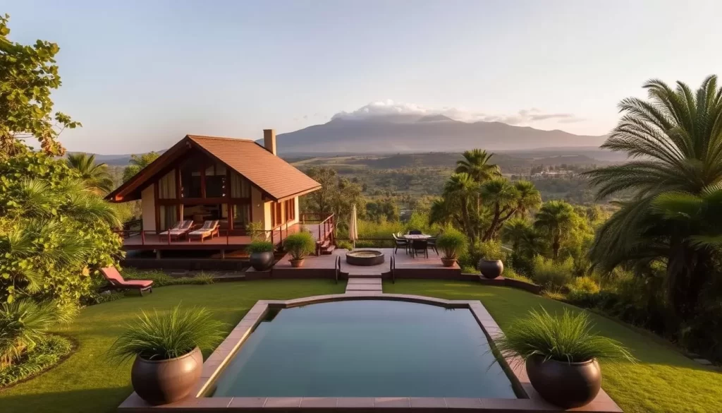 Image of a luxurious lodge in Arusha