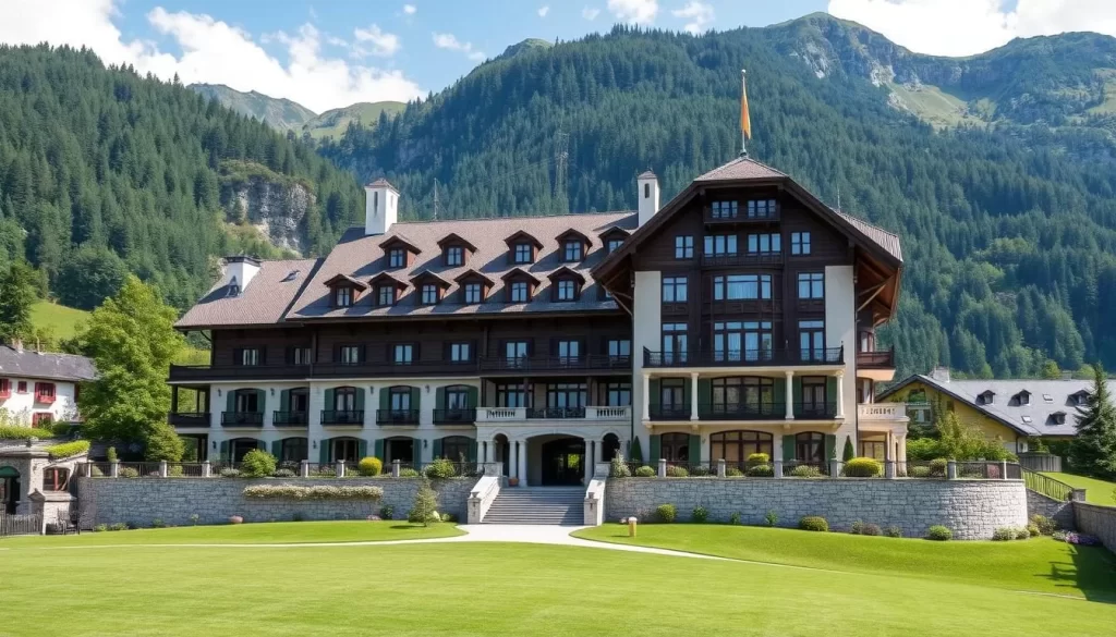 Image of a luxury hotel in Steg, Liechtenstein