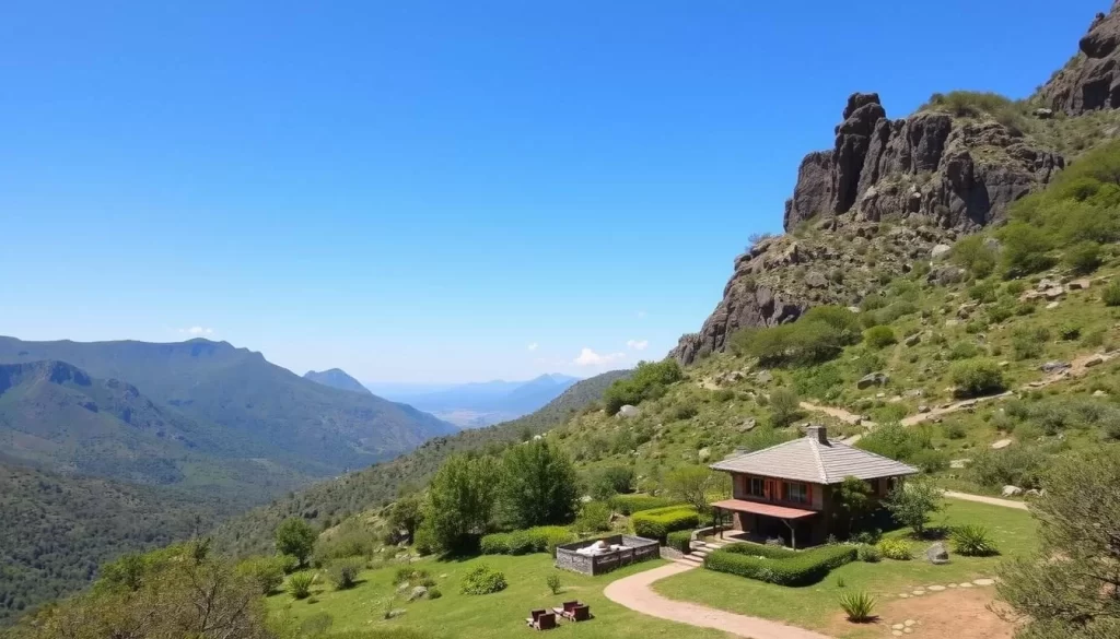 Image of a mountain cottage in Mountain Zebra National Park