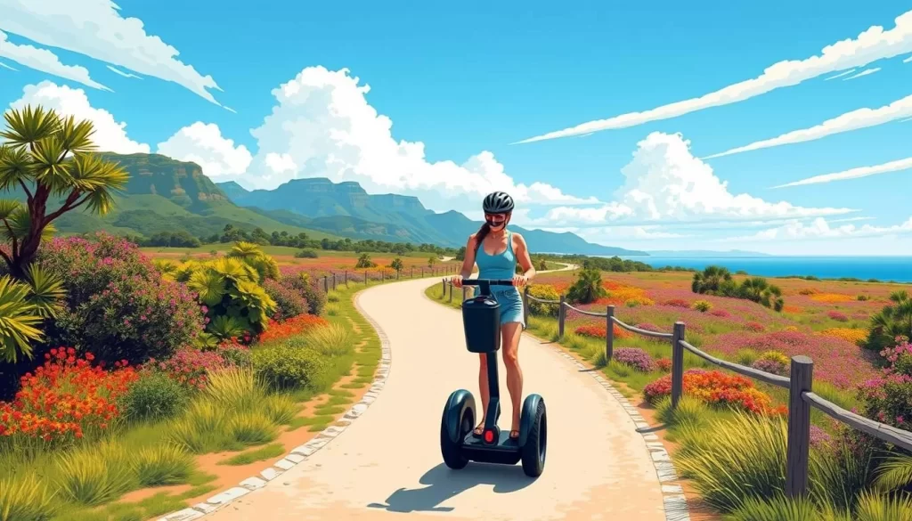 Image of a person on a Segway tour in Gulf State Park