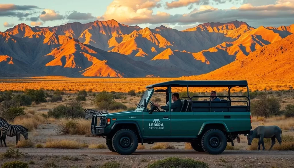 Image of a self-drive safari vehicle in Mountain Zebra National Park