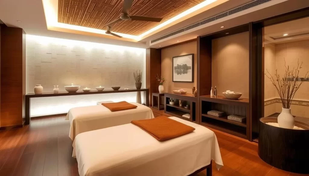 Image of a serene Thai massage setting at Cense by Spa Cenvaree in Centara Hotel Hat Yai