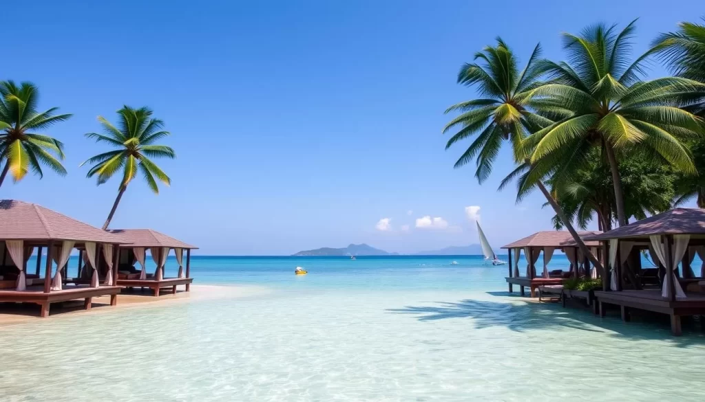 Image of a serene beachfront resort in Koh Yao Noi