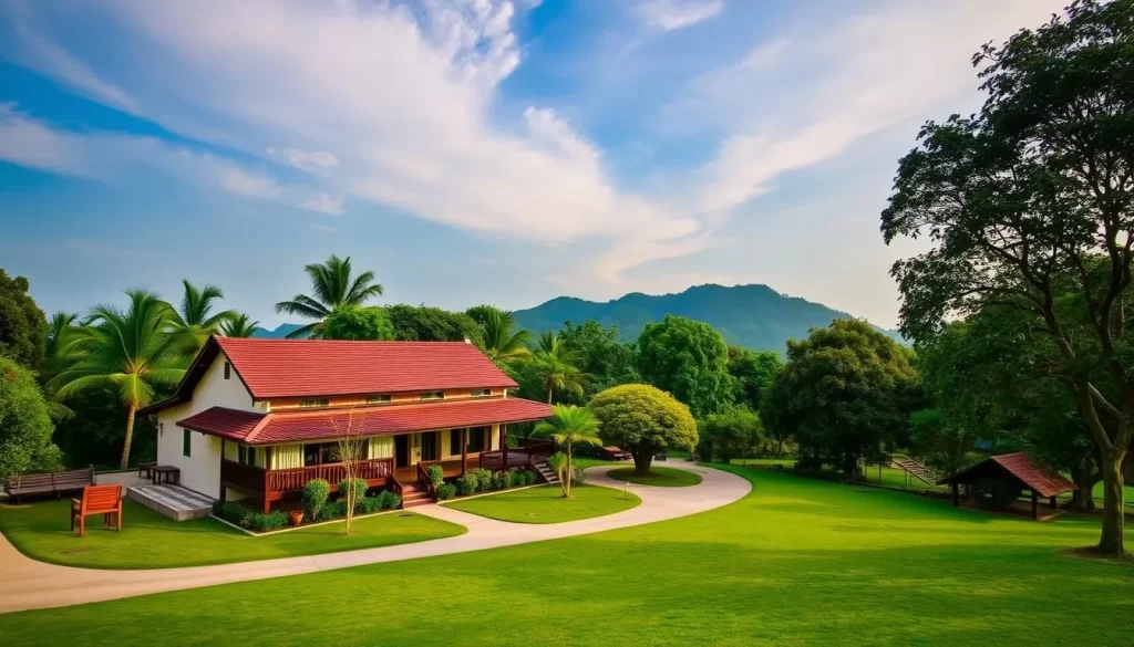 Image of a serene hotel near Khao Sam Roi Yot National Park